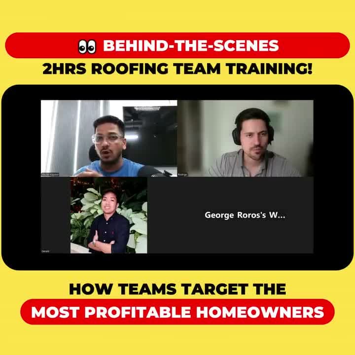 Inside A Live Roofing Team Training